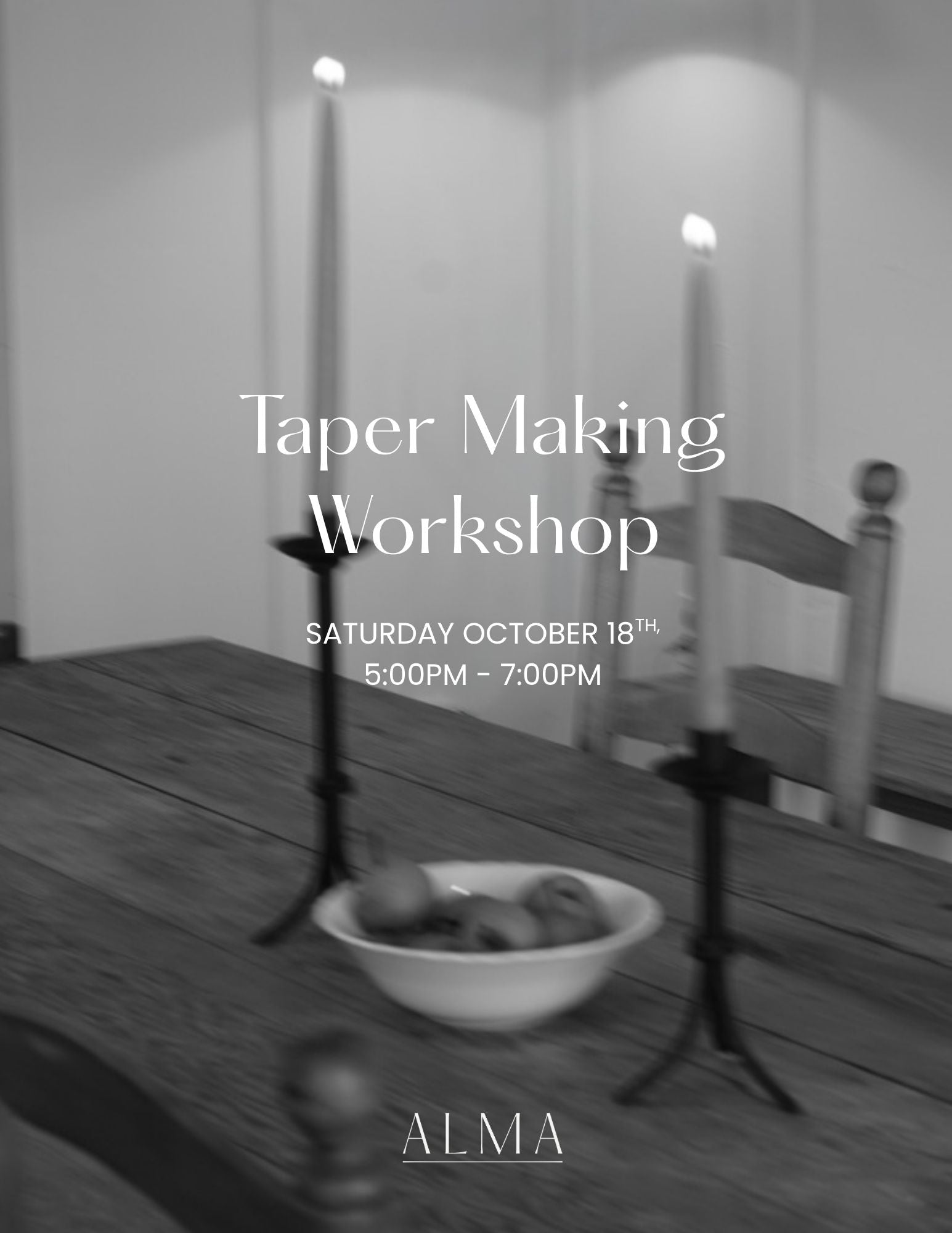 Oakmoss Taper Making Workshop - October 18th