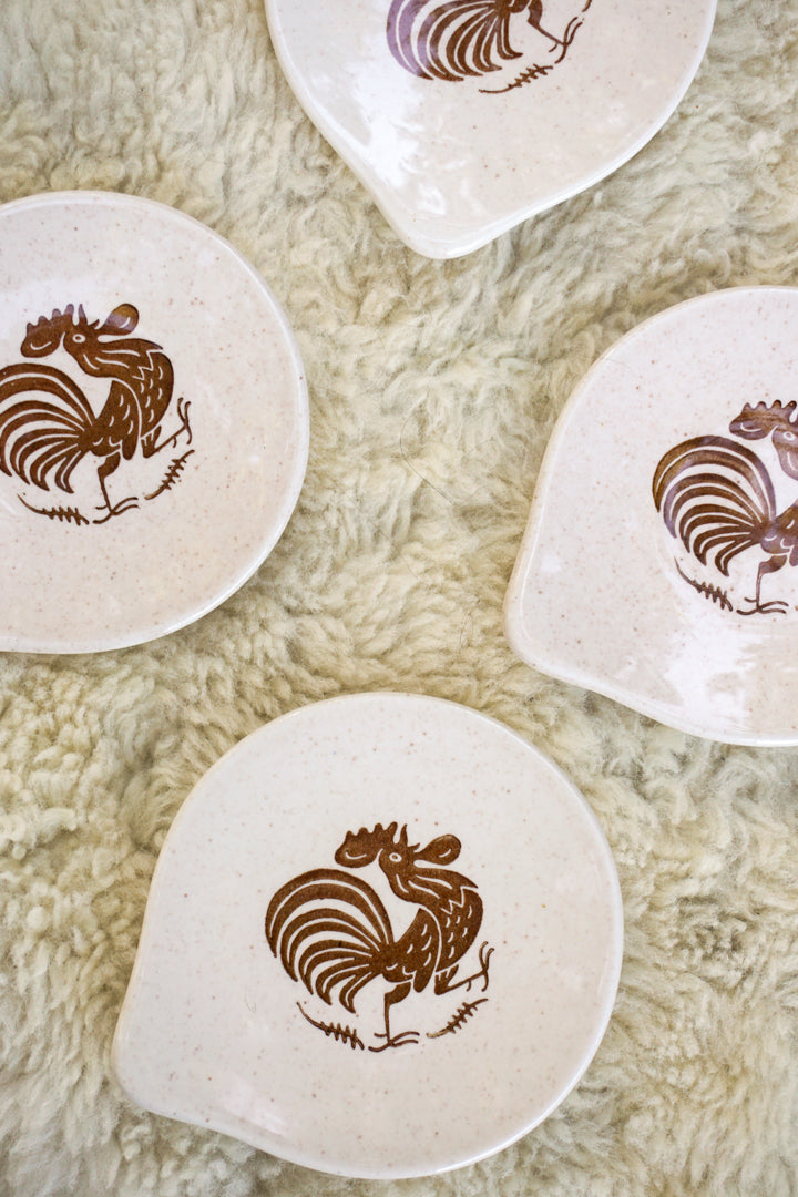 'Early Morning Rooster' Cup and Saucer Set