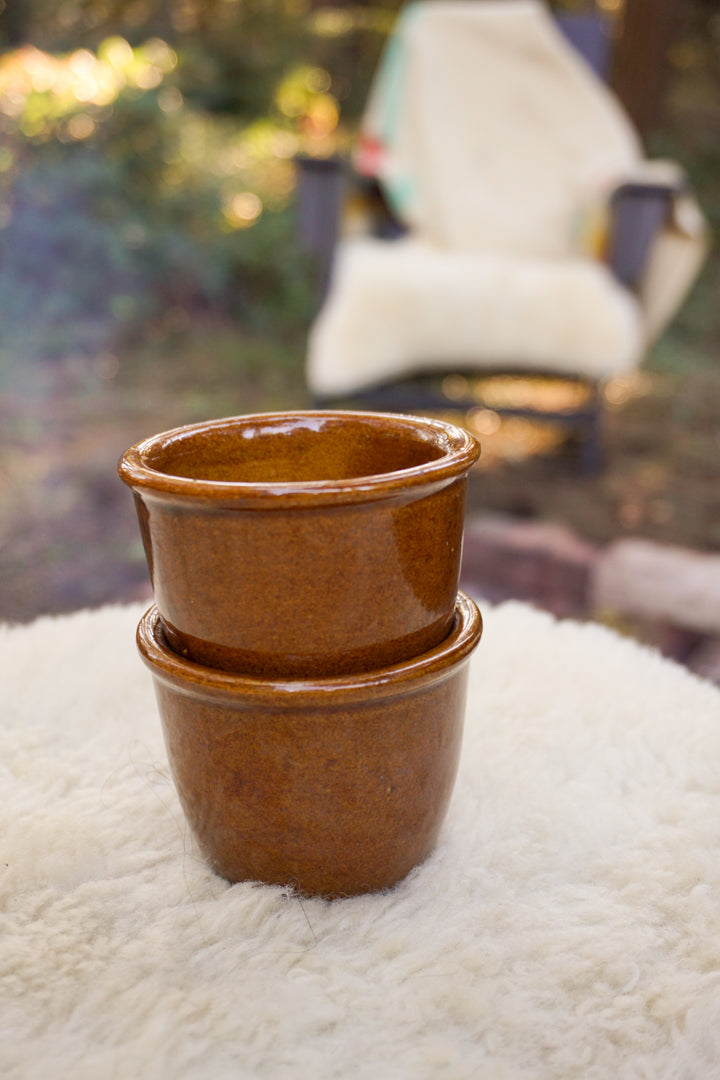 Stoneware Cups, Set of 2