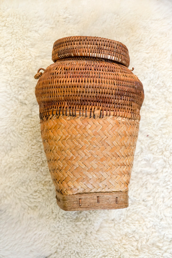 Lidded Storage Basket