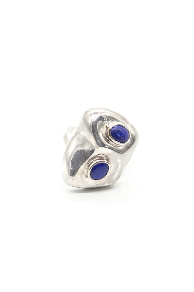 Nugget Ring with Lapis Lazuli