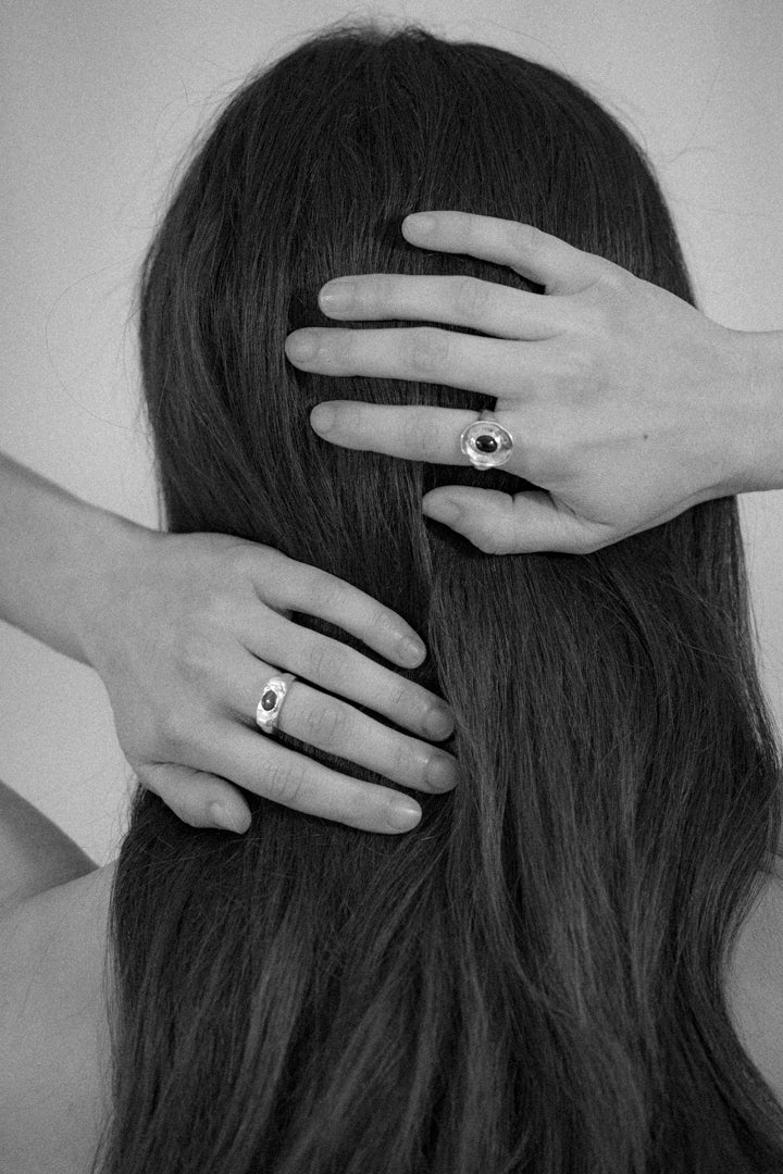 Antiqua Ring with Malachite