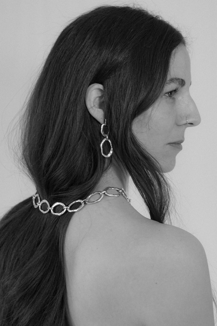 Cadena Necklace in Silver