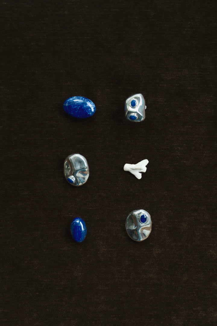 Nugget Ring with Lapis Lazuli