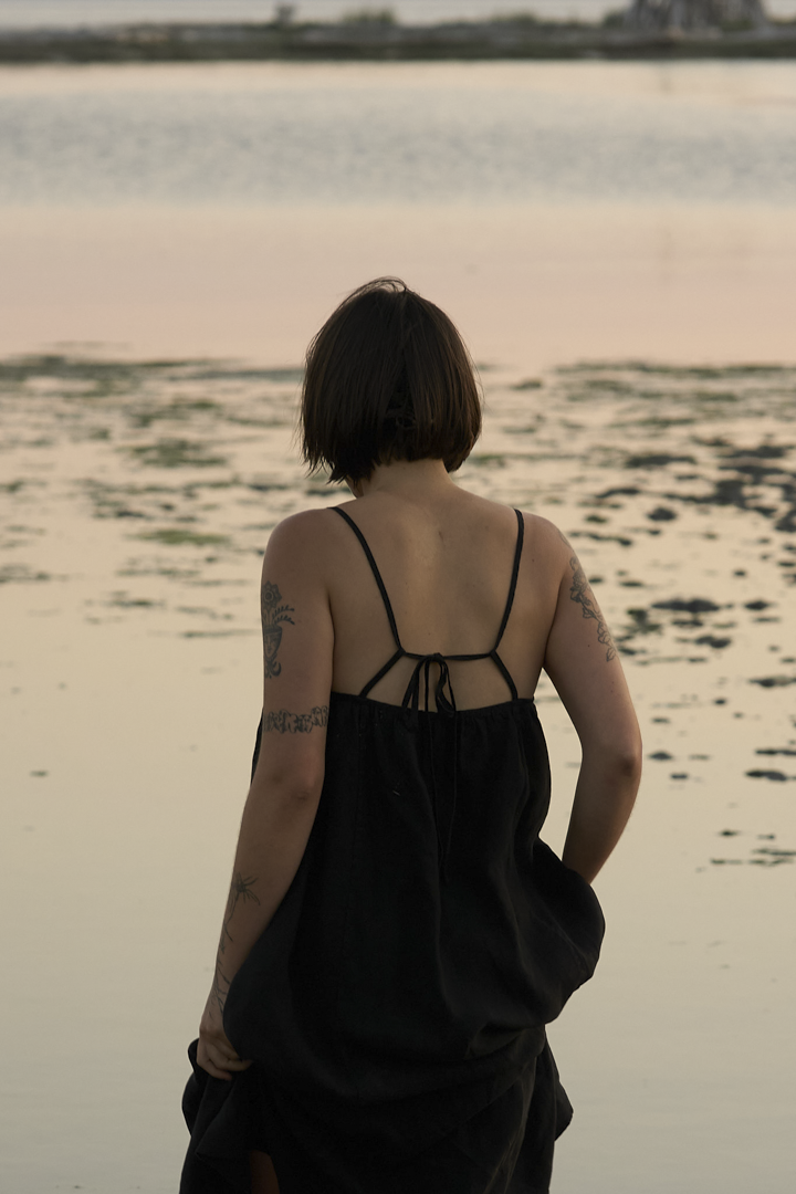 Hyeres Dress - Onyx