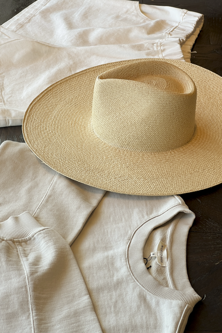 Caro Hat w. Neck Shade Tan
