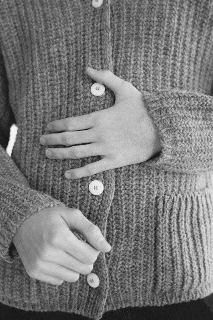 Rula Cardigan - Light Grey