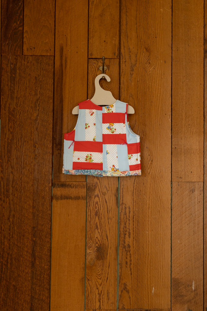 Playdate Vintage Kids - Strawberry Shortcake Quilted Vest