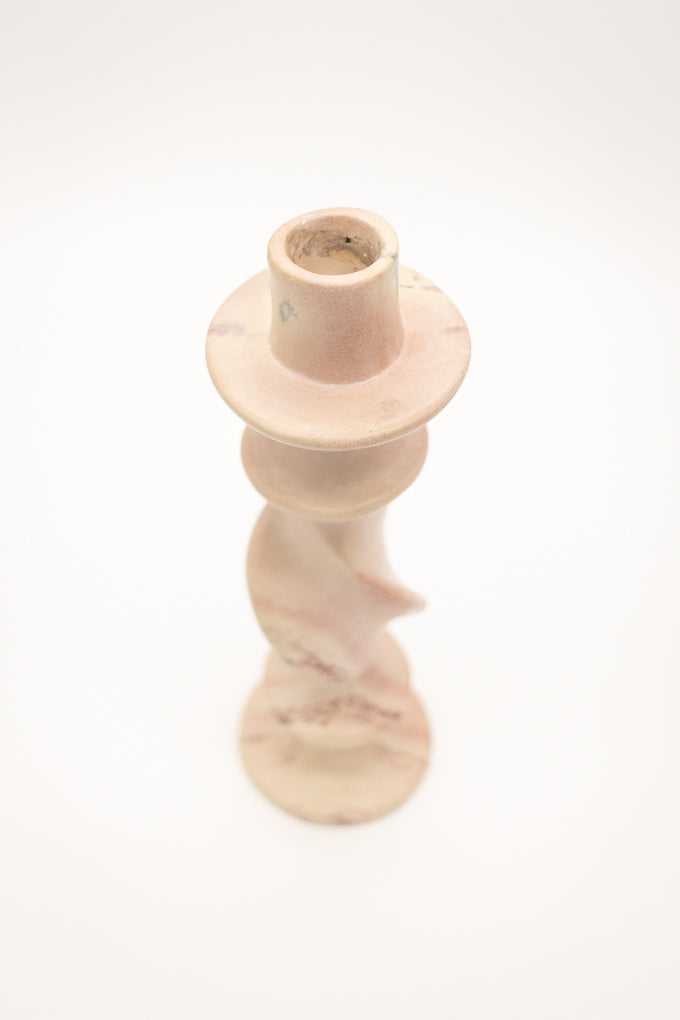 Post Modern Sandstone Candlestick