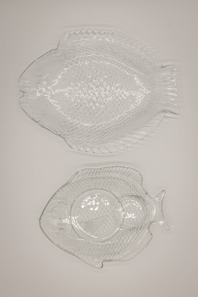 Set of Fish Dishes and Trays