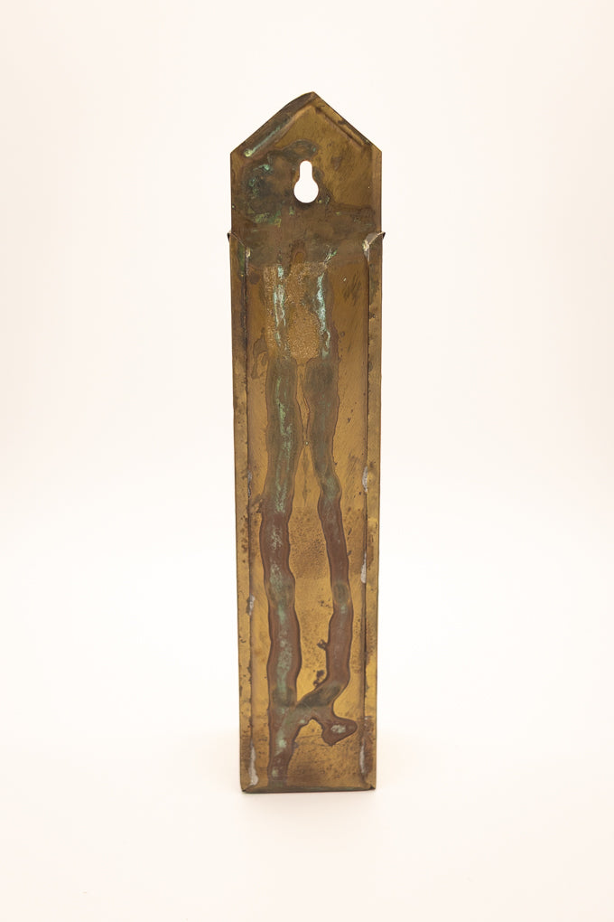 Hammered Brass Matchstick Holder