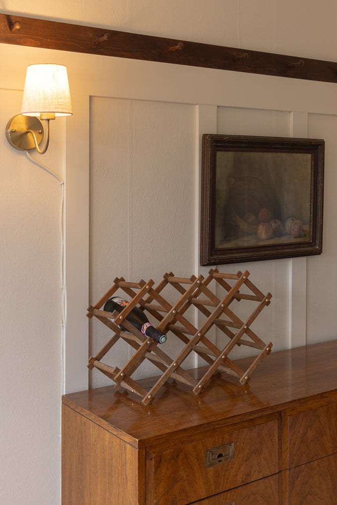 Wooden Accordian Rack