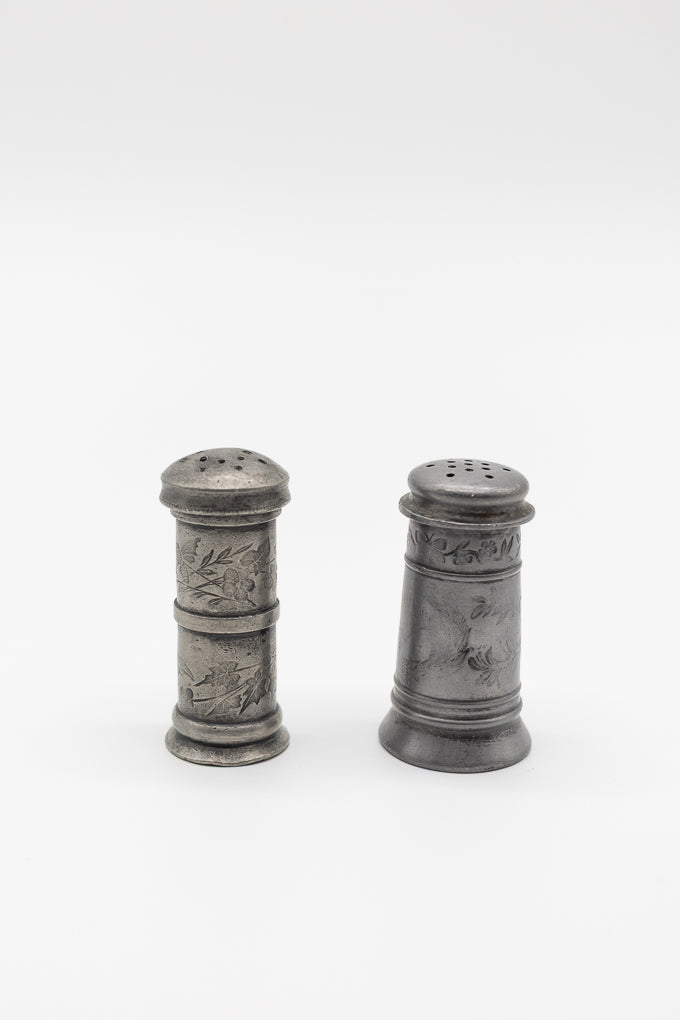 Pewter Salt & Pepper Shakers