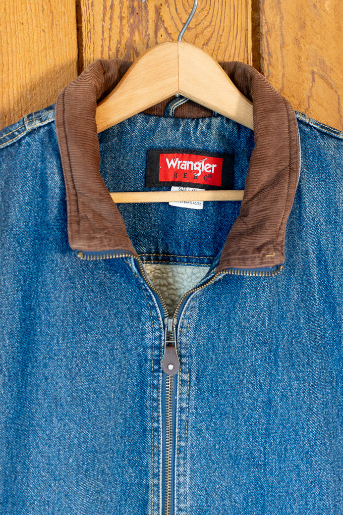 Wrangler Denim and Sheerling Vest