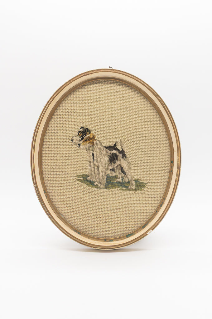 Needlepoint Dog Portrait