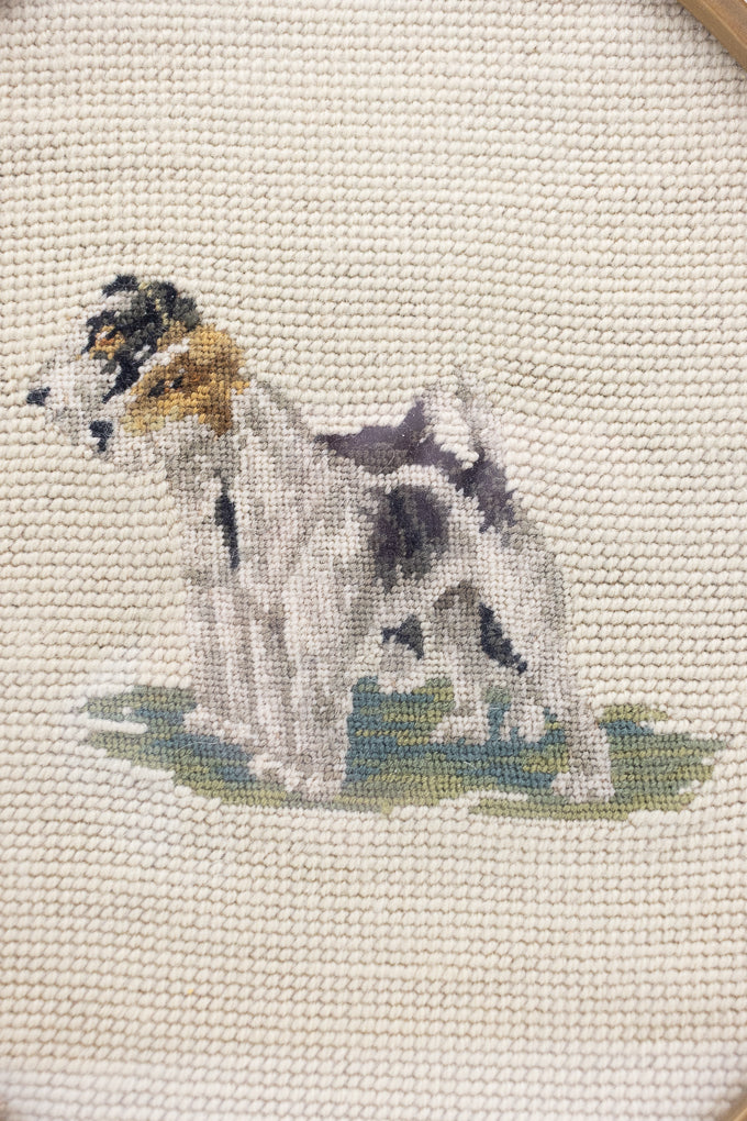 Needlepoint Dog Portrait