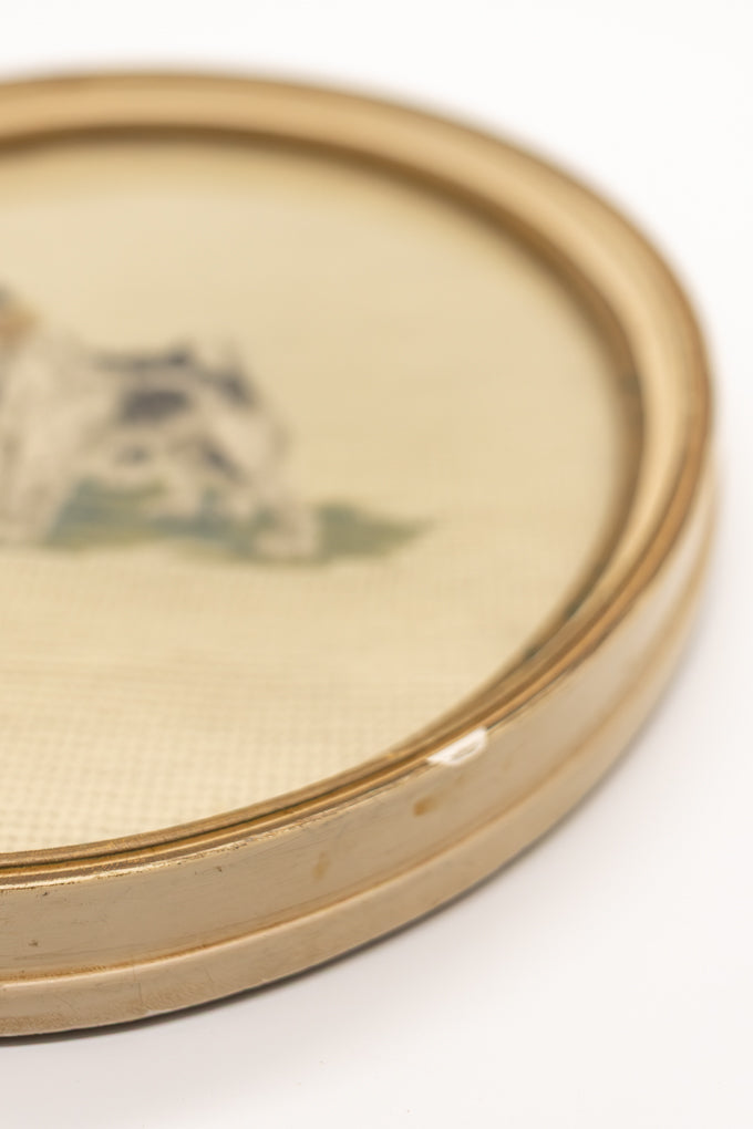 Needlepoint Dog Portrait