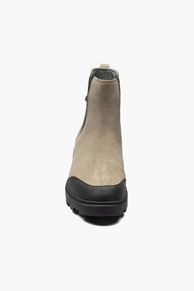 Holly Chelsea Waterproof Leather Boot Taupe