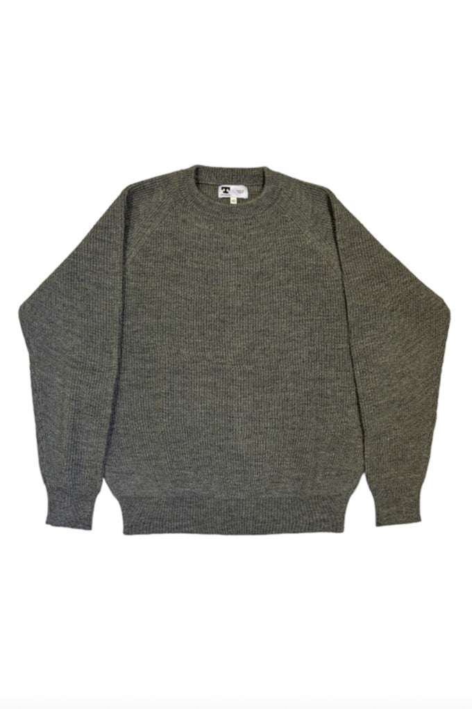 Wool Crewneck in Grey