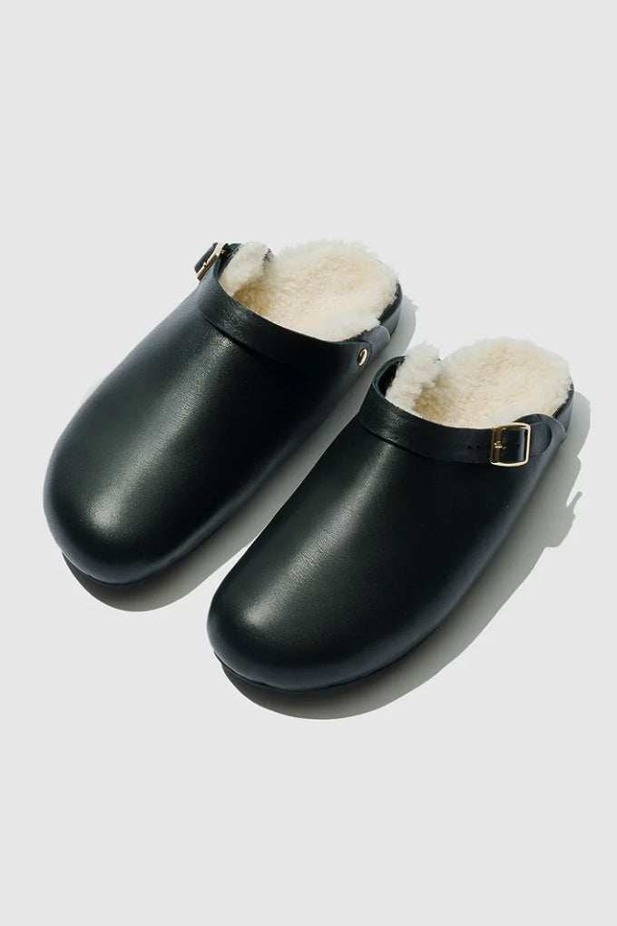 Clog Shearling - Kohl
