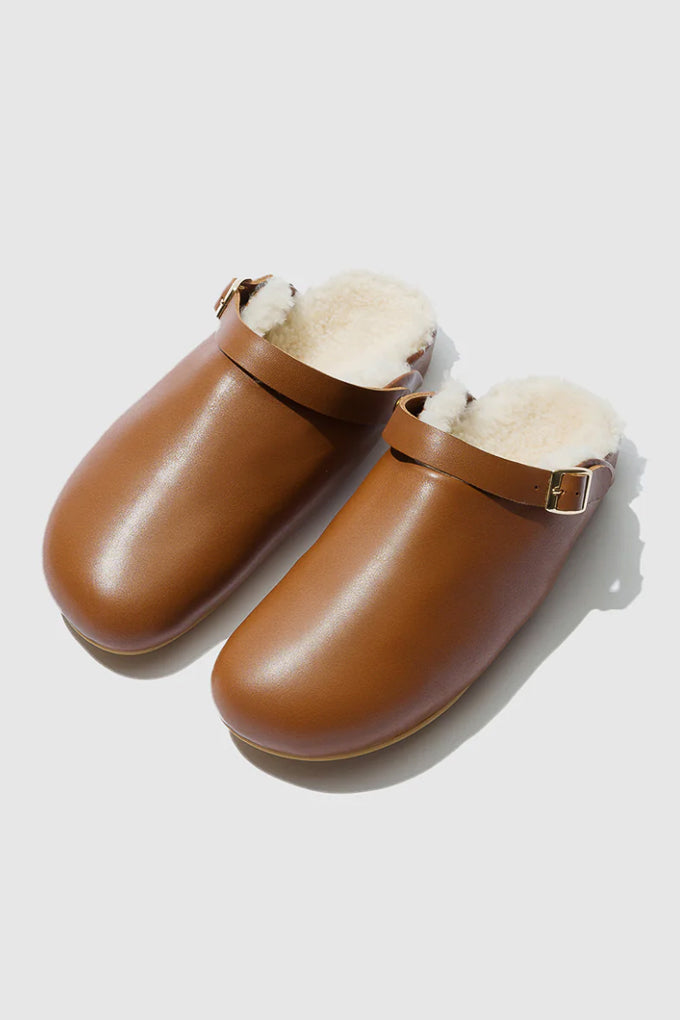 Clog Shearling - Umber