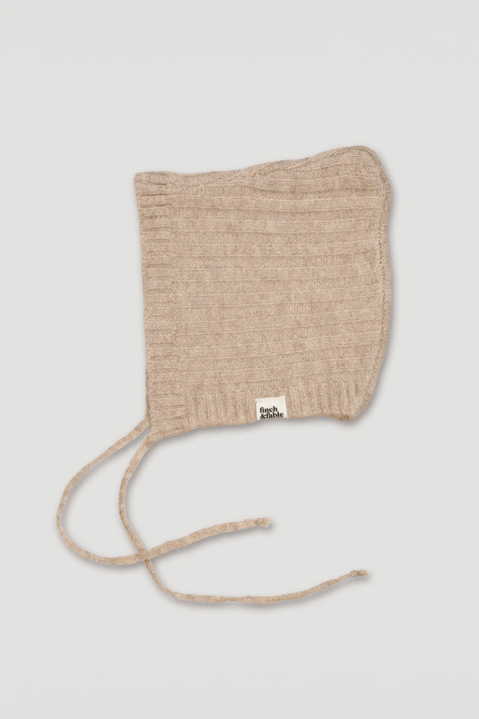 Wool Knitted Bonnet