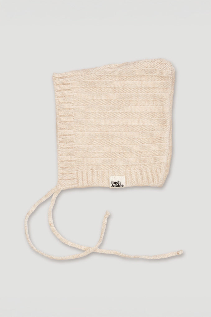 Wool Knitted Bonnet