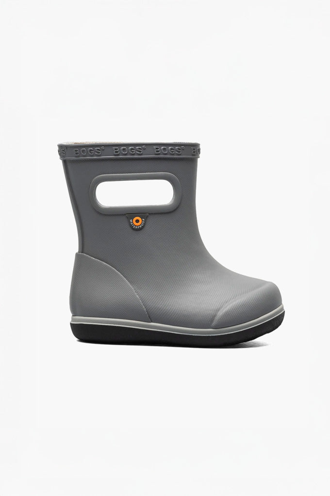 BOGS Kids Skipper Solid Rainboot Grey