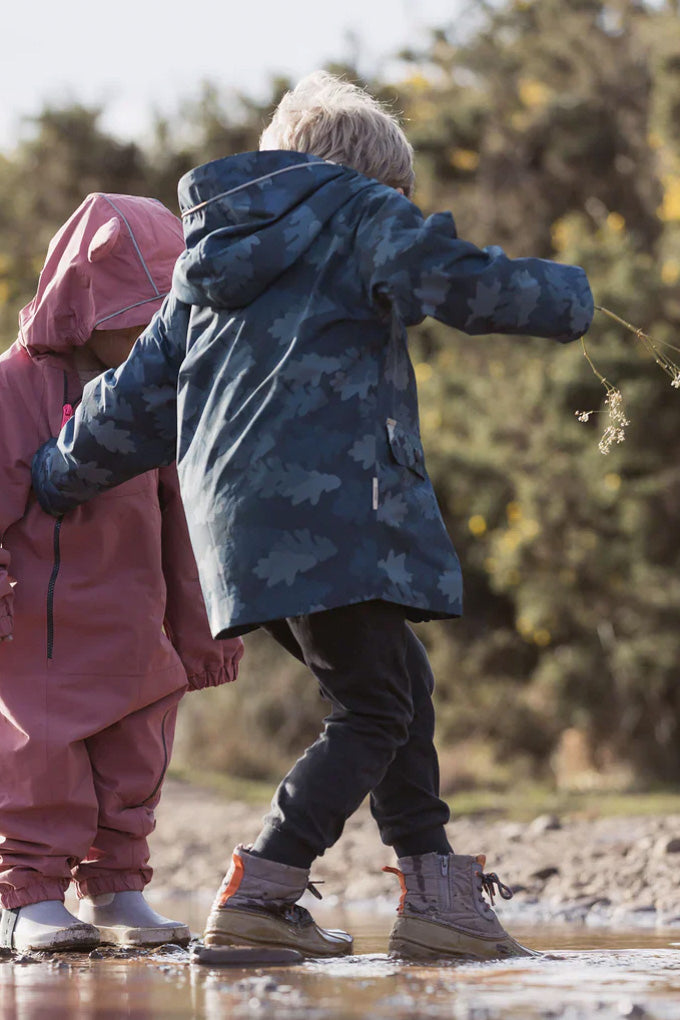 Pack-A-Mac Rain Jacket Navy Leaf