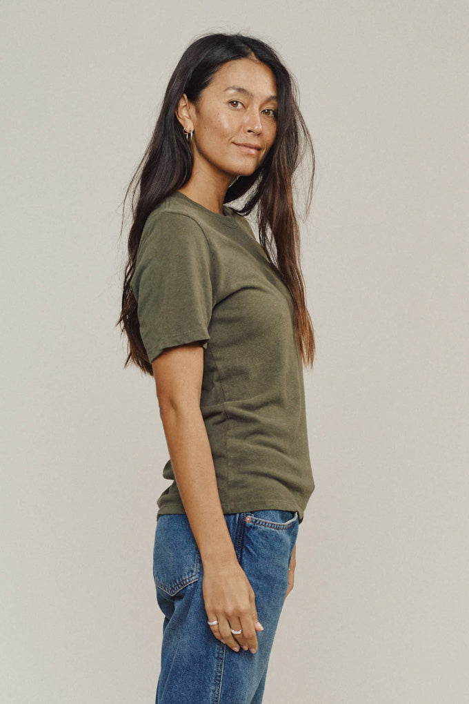 Baja Pocket Tee - Olive green