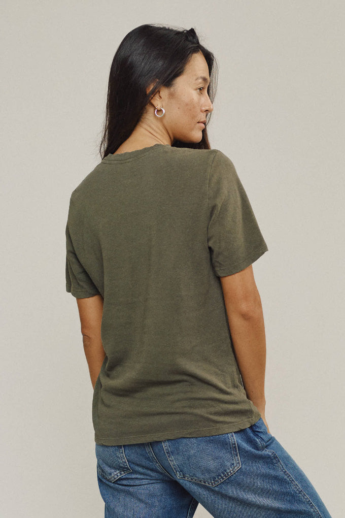 Baja Pocket Tee - Olive green