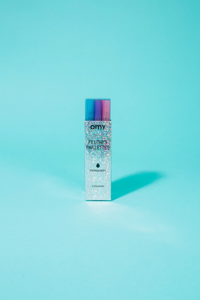 Glitter Markers Set