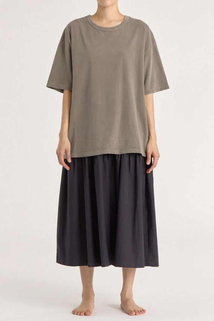 Loose Short Sleeve Tee - Mud