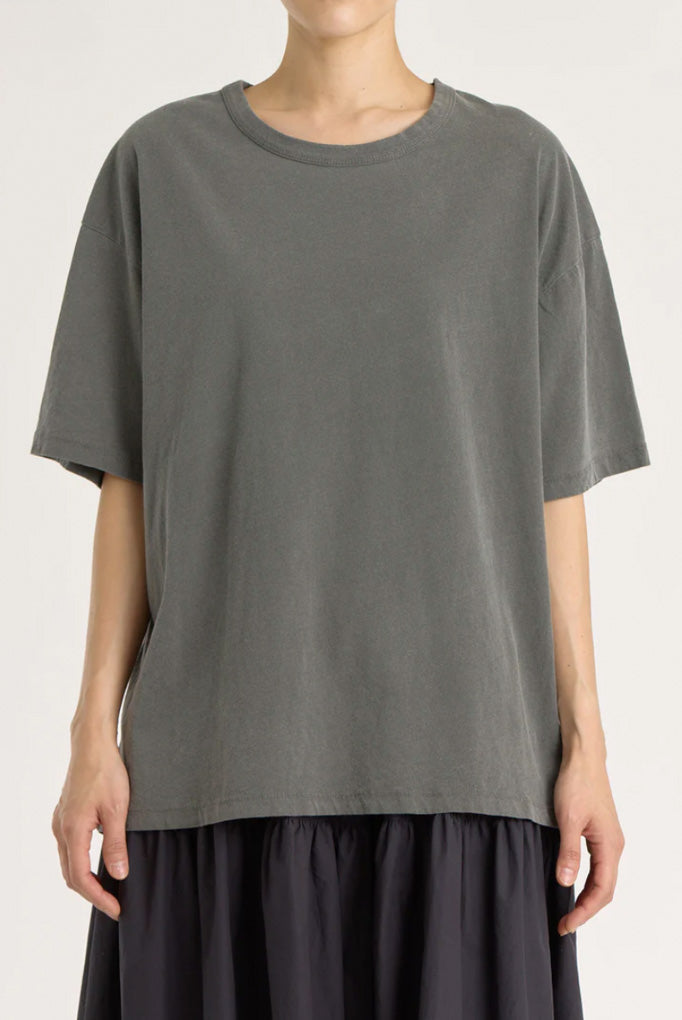 Loose Short Sleeve Tee - Slate