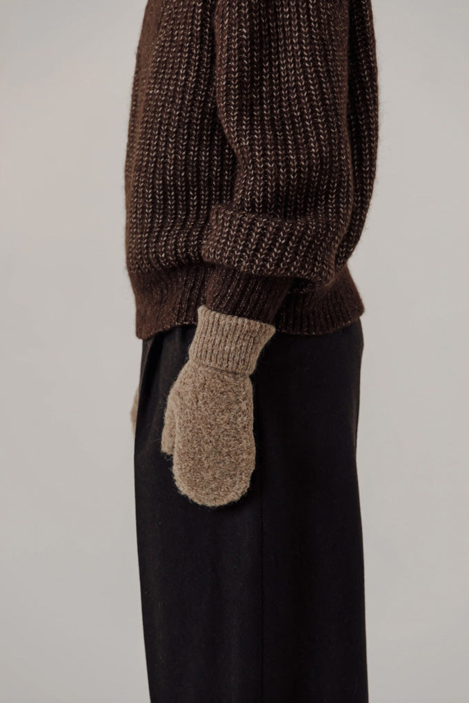 Alpaca Boucle Mittens
