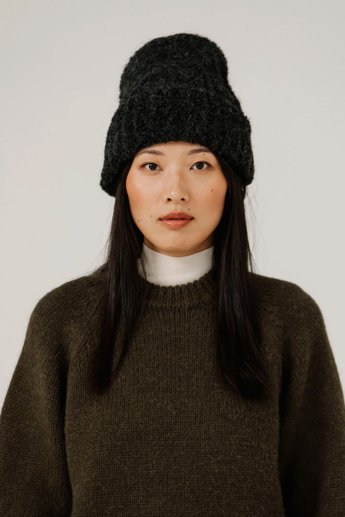 Colette Boucle Beanie - Basalt
