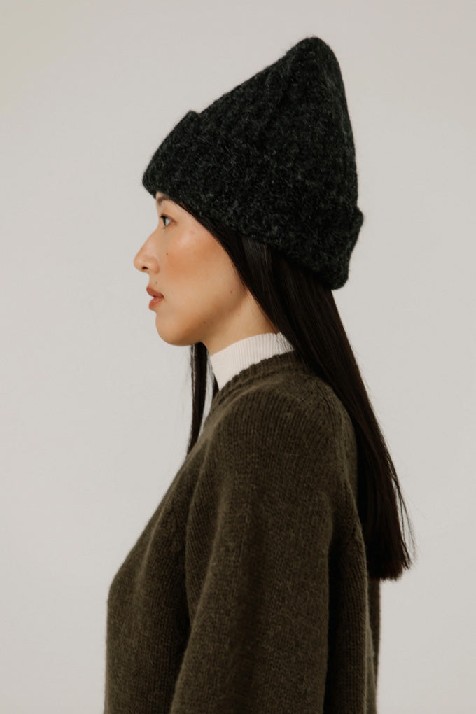 Colette Boucle Beanie - Basalt