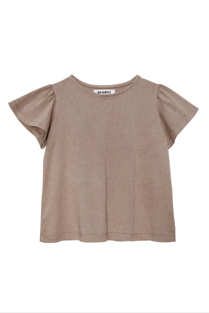 Jersey Flutter Tee - Latte