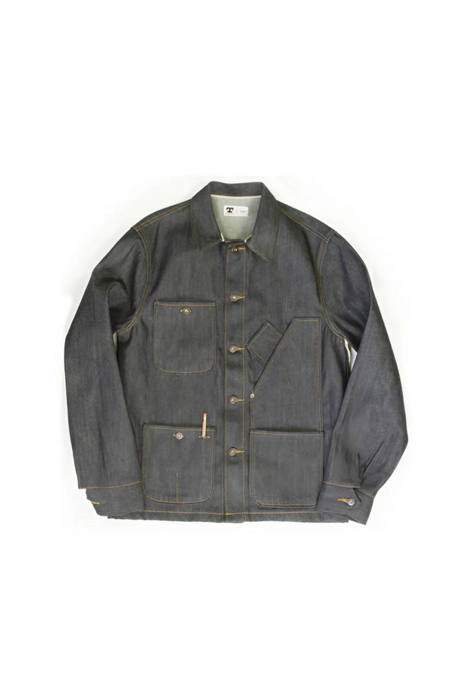Raw Selvedge Denim Coverall Jacket