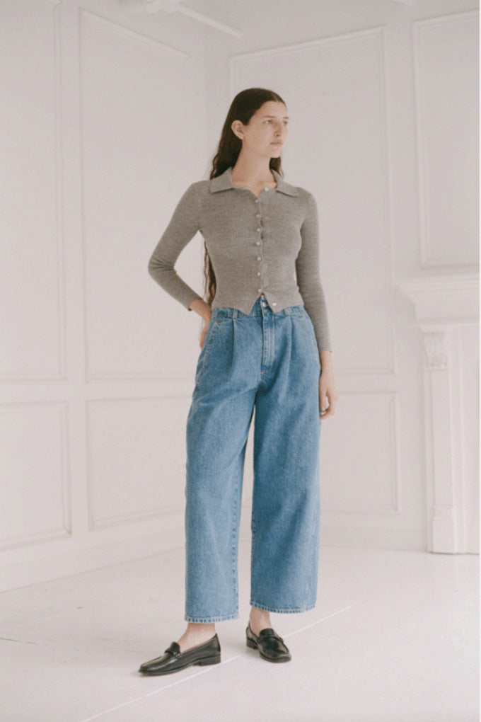 Emil Pant in Medium Blue