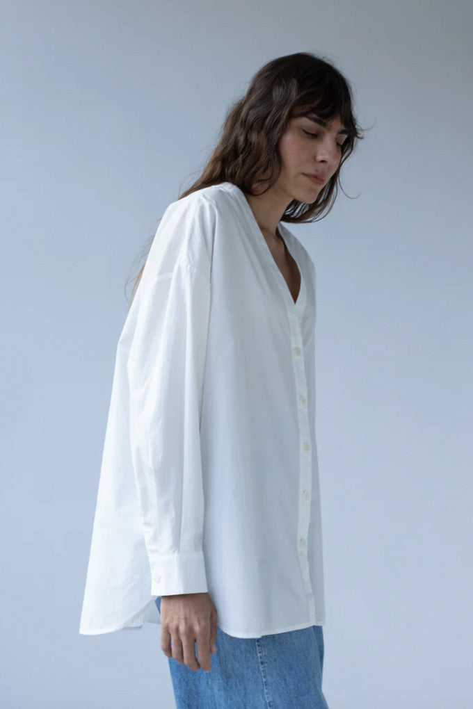 Studio Shirt in Salt