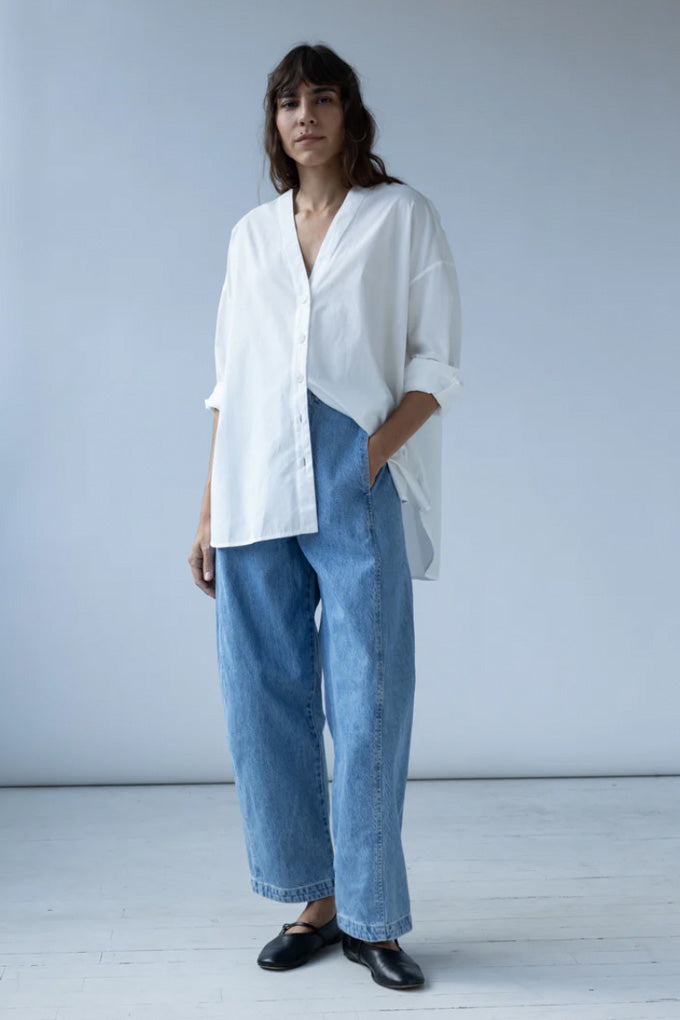 Studio Shirt in Salt