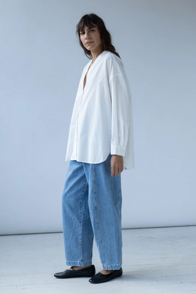 Studio Shirt in Salt