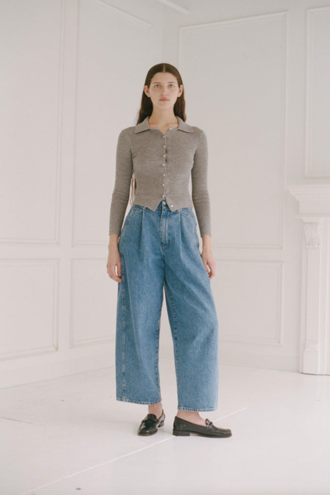 Emil Pant in Medium Blue