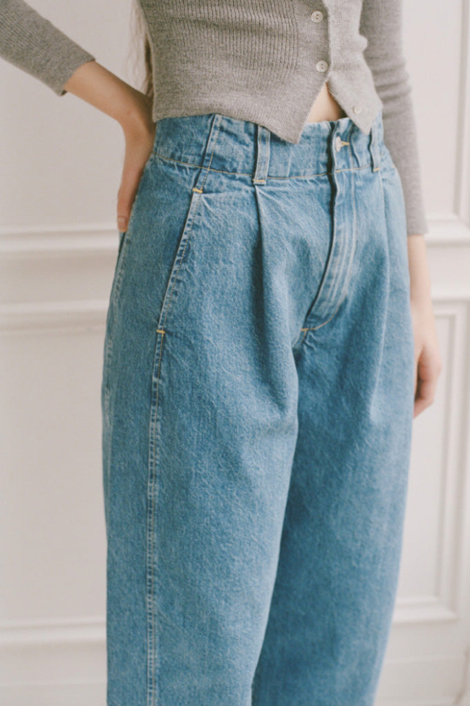 Emil Pant in Medium Blue