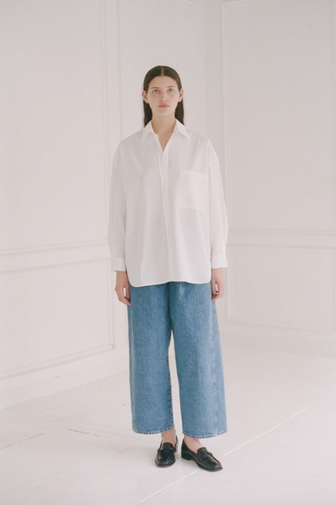 Emil Pant in Medium Blue