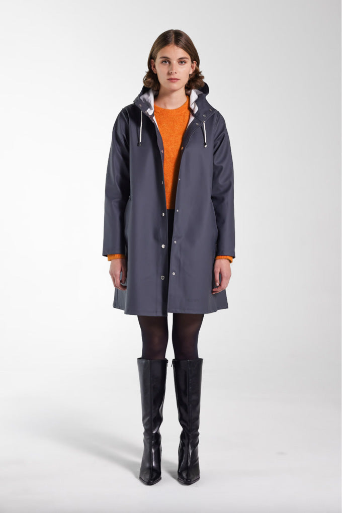 Mosebacke Rain Coat - Charcoal