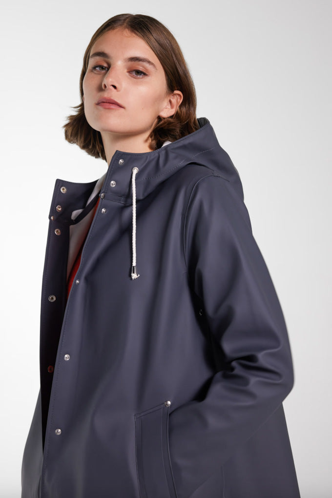 Mosebacke Rain Coat - Charcoal
