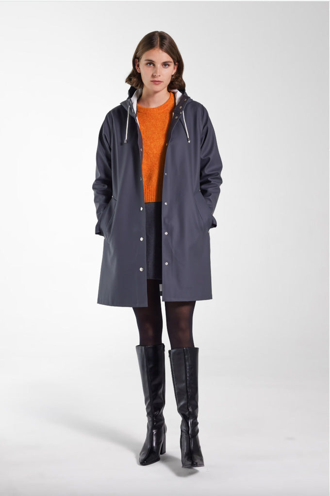 Mosebacke Rain Coat - Charcoal