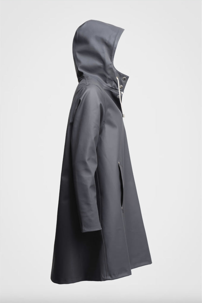 Mosebacke Rain Coat - Charcoal